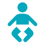 baby changing facilities icon